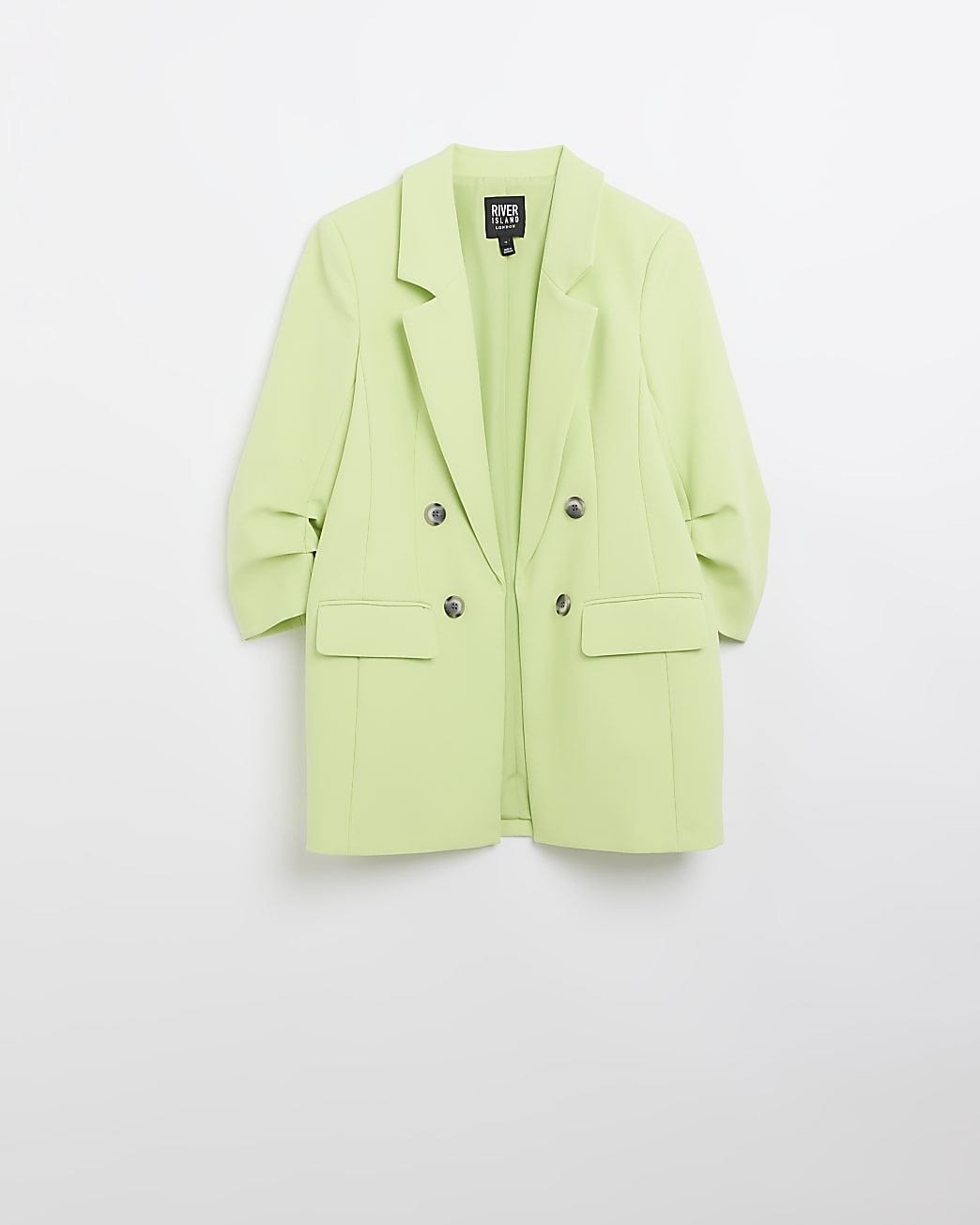 Lime longline blazer