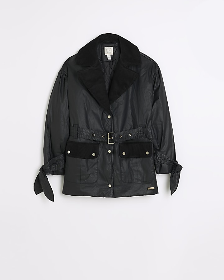 Black belted heritage jacket