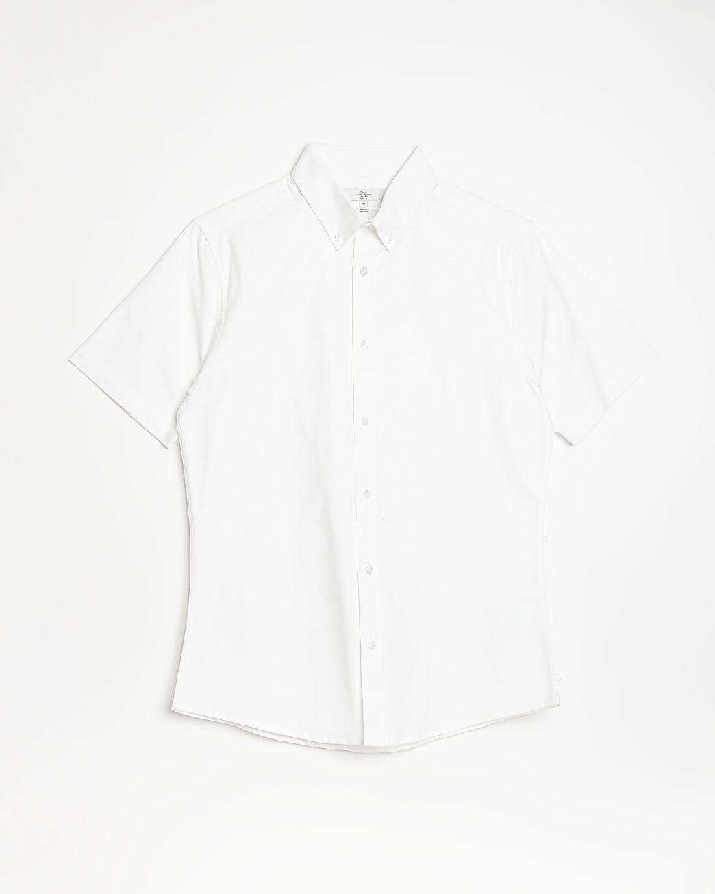 White Slim fit Stretch Oxford Shirt