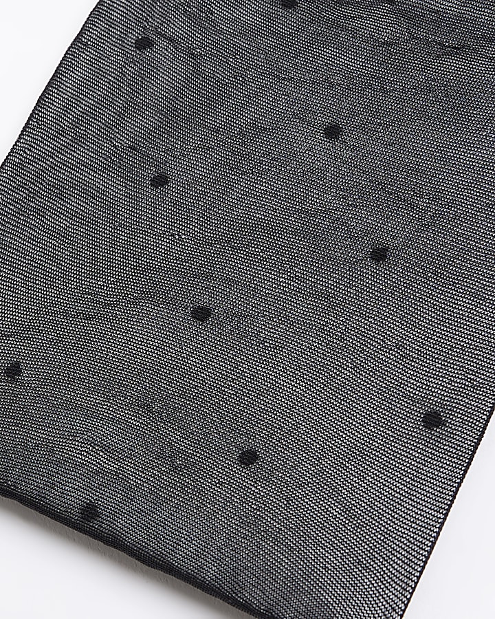 Black small spot tights