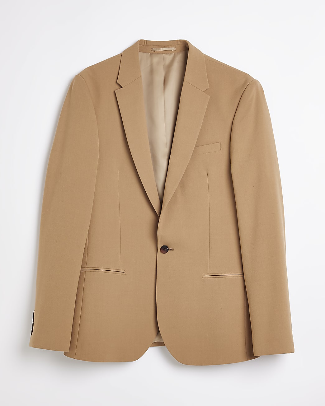 Brown Super Skinny fit Suit Jacket