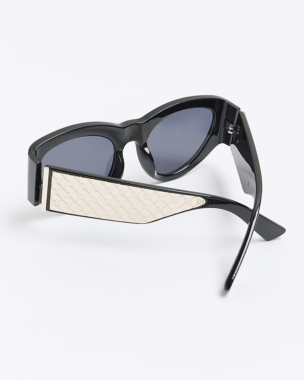 Black Visor Oversized Sunglasses