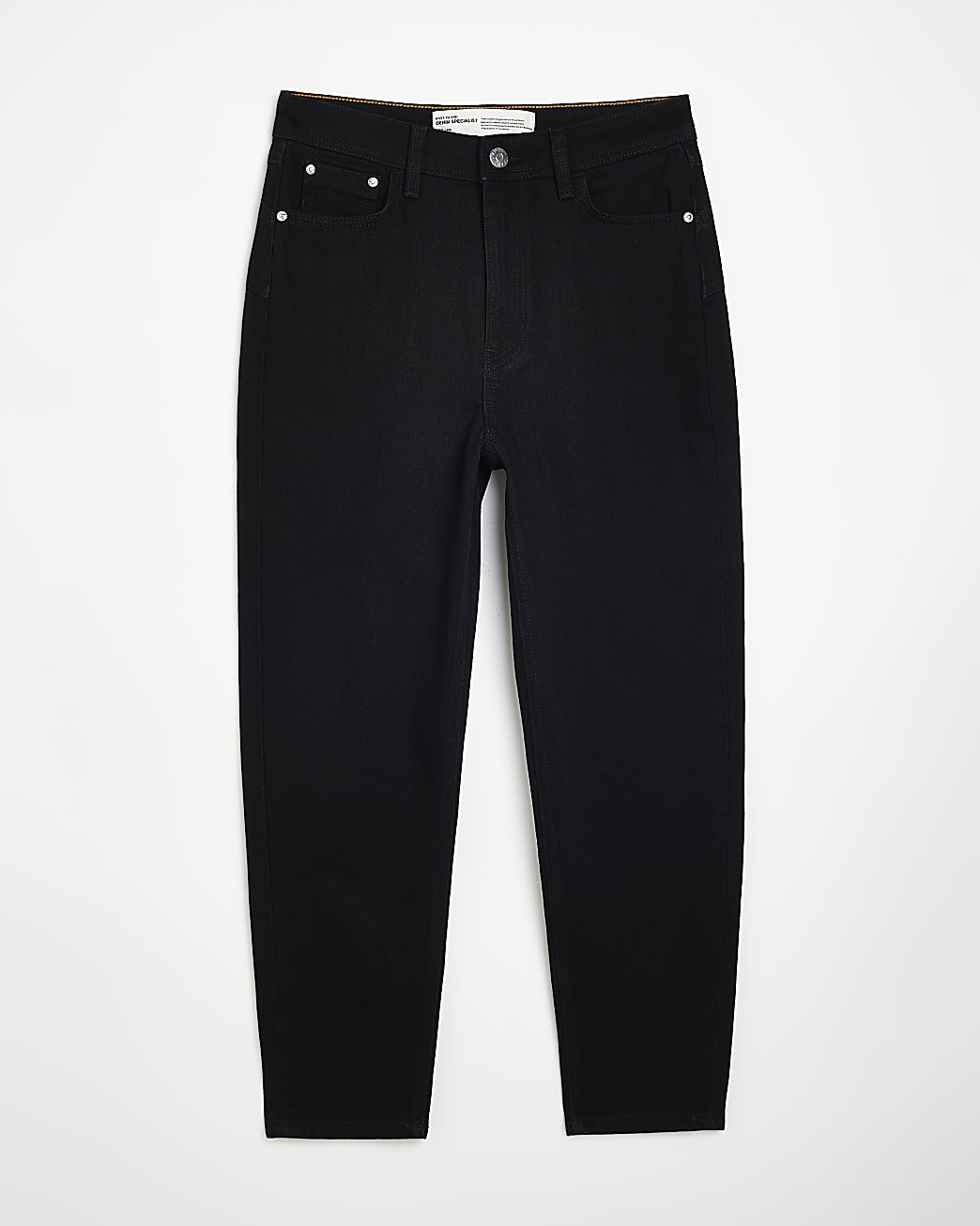 Black high waisted mom jeans