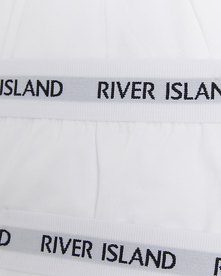 White regular fit RI brief multipack