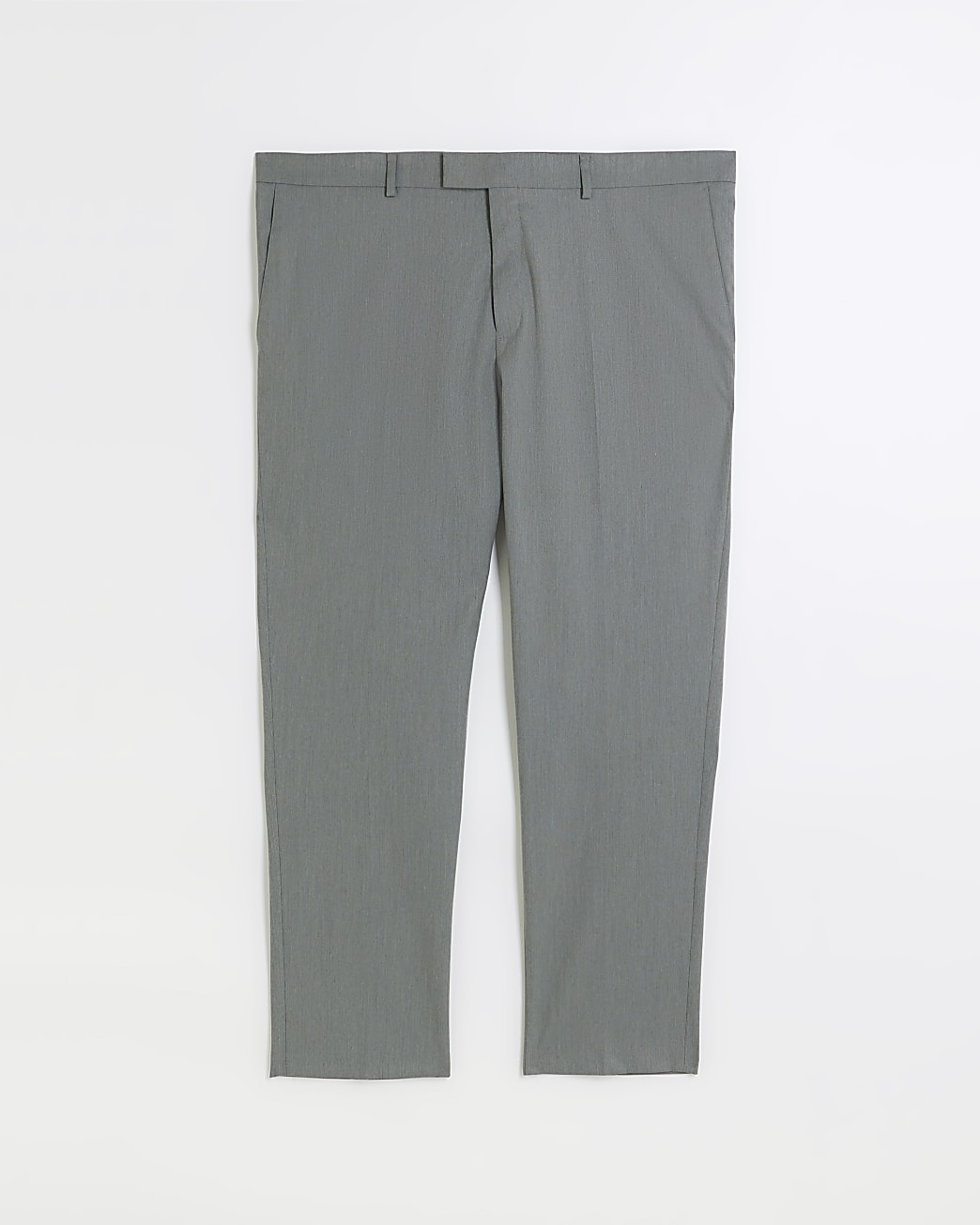 Big & Tall grey slim fit suit trousers