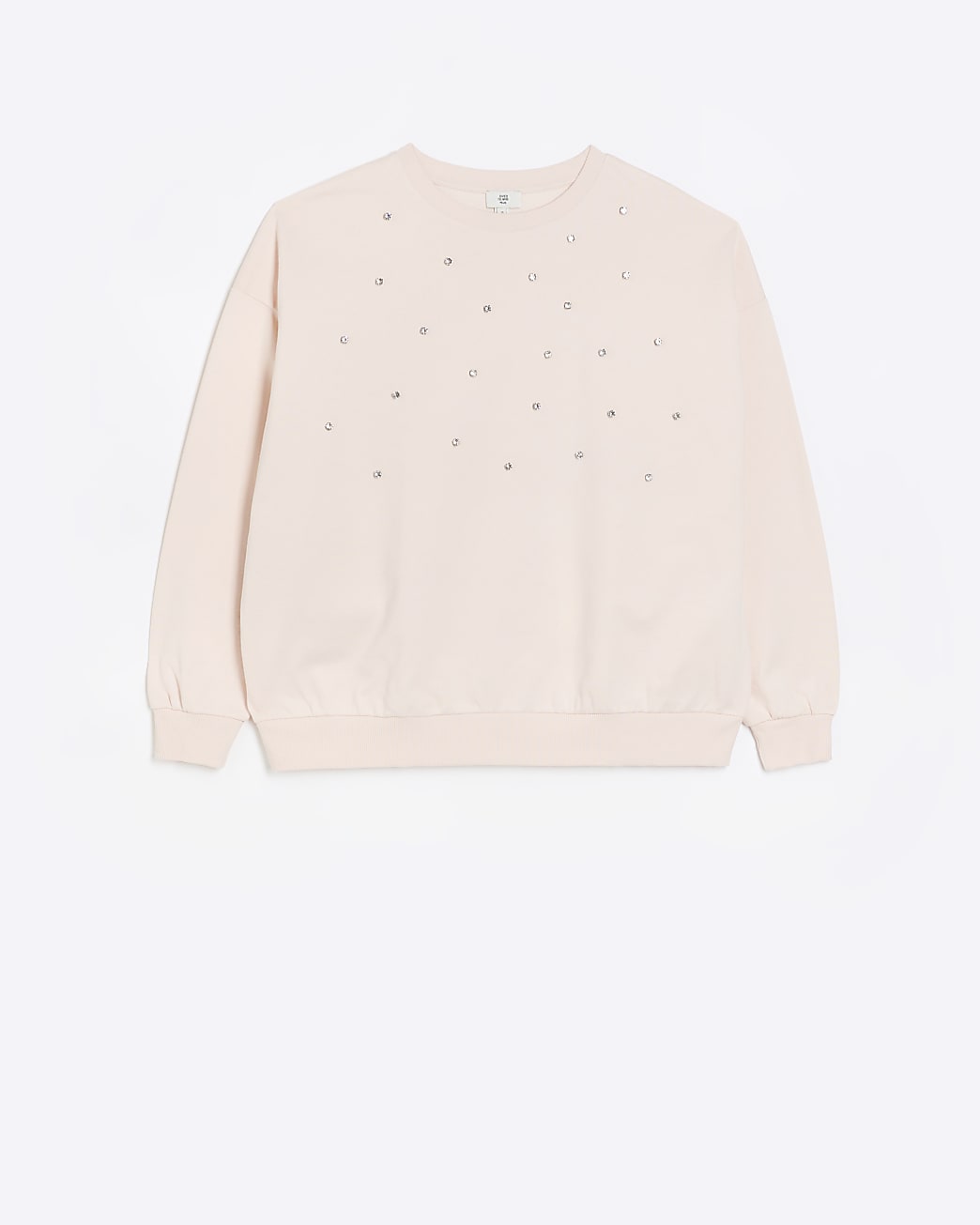 Plus Pink embellished sweatshirt