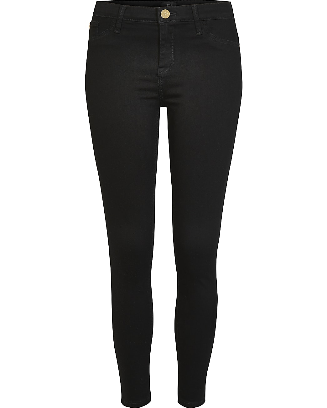 Black Molly low rise bum sculpt skinny jeans