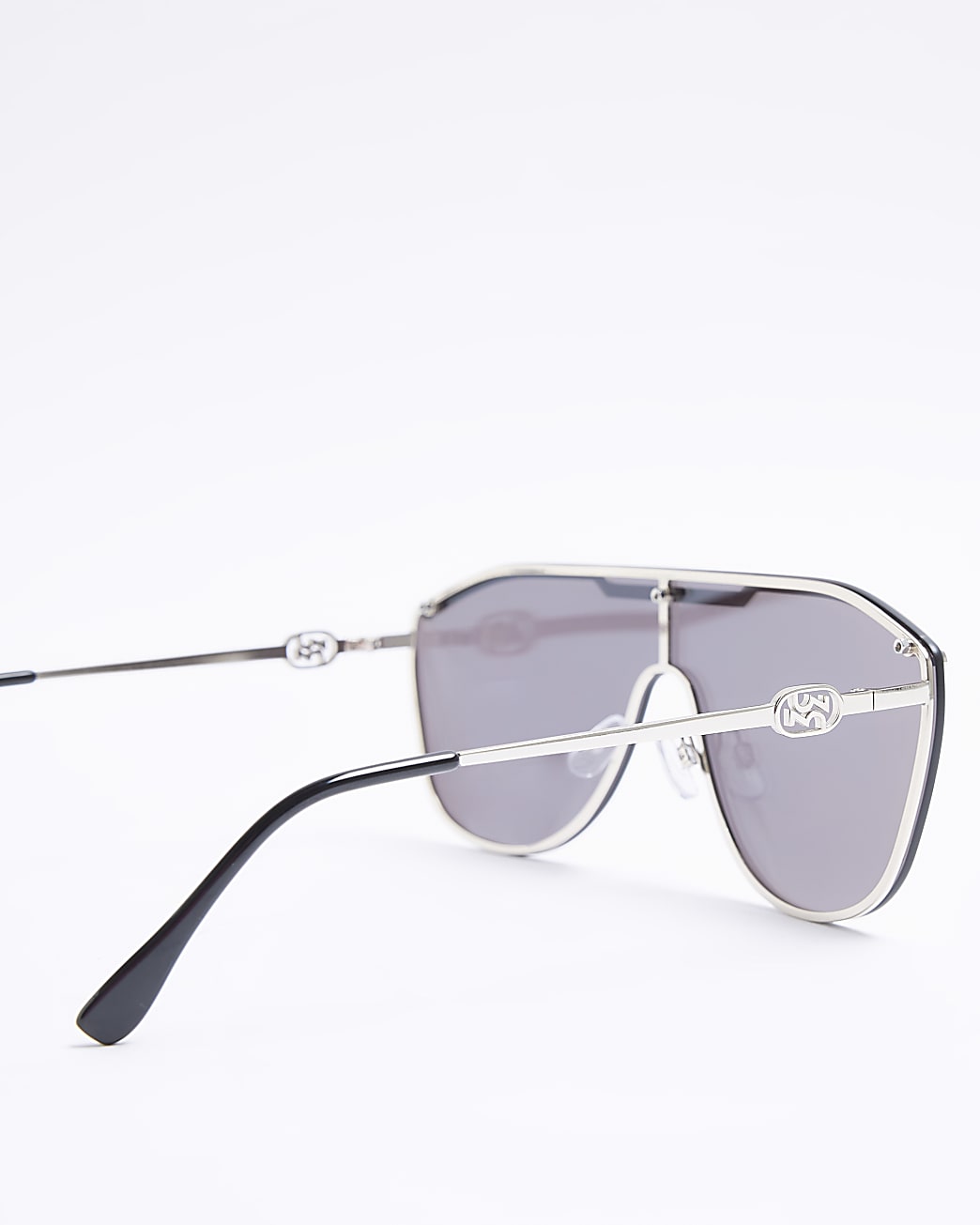 Gold visor sunglasses