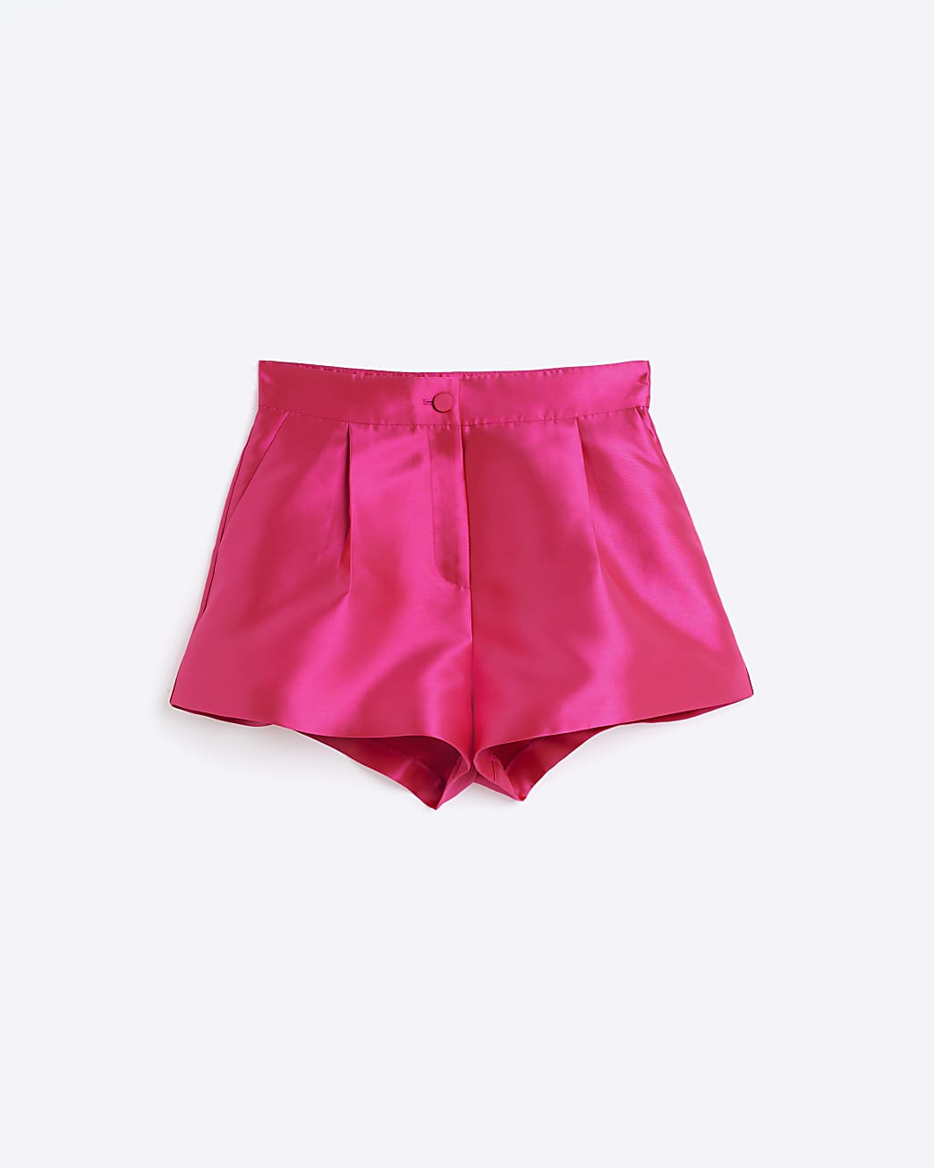 Pink Satin Shorts