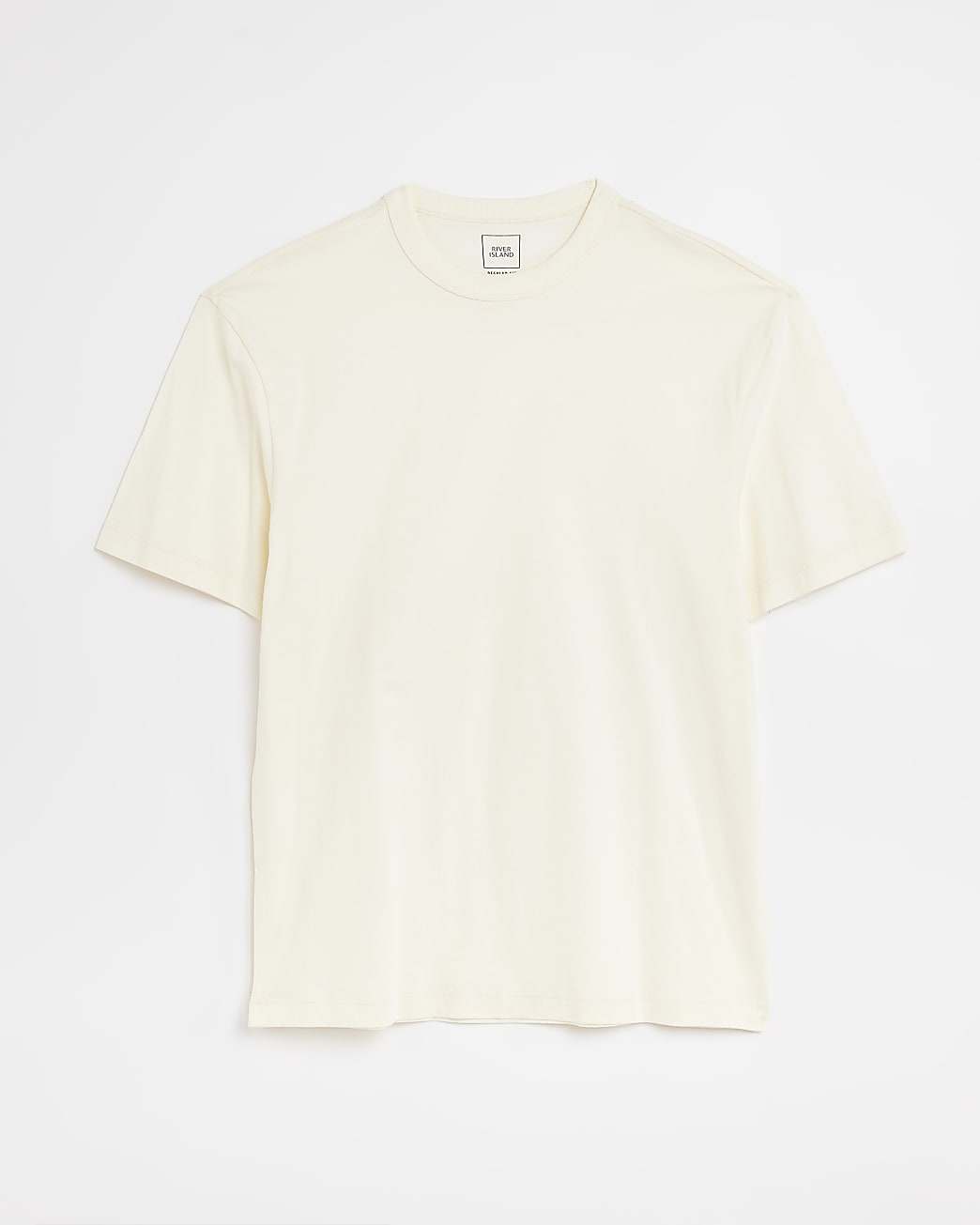 Ecru regular fit t-shirt