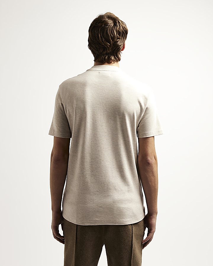 Ecru RI studio slim fit t-shirt