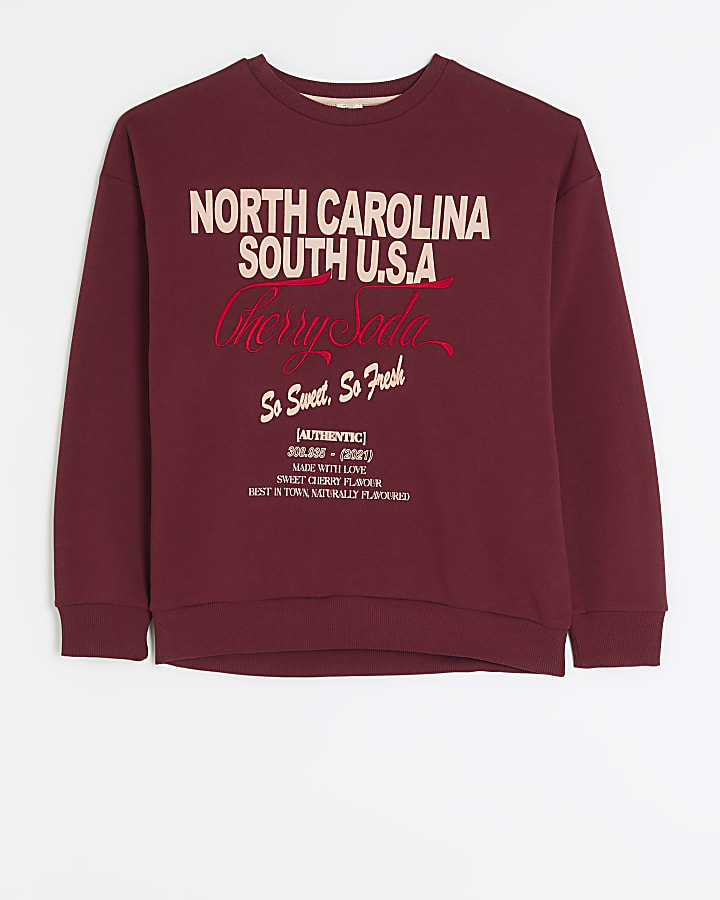 Red Cherry Soda Graphic Sweatshirt