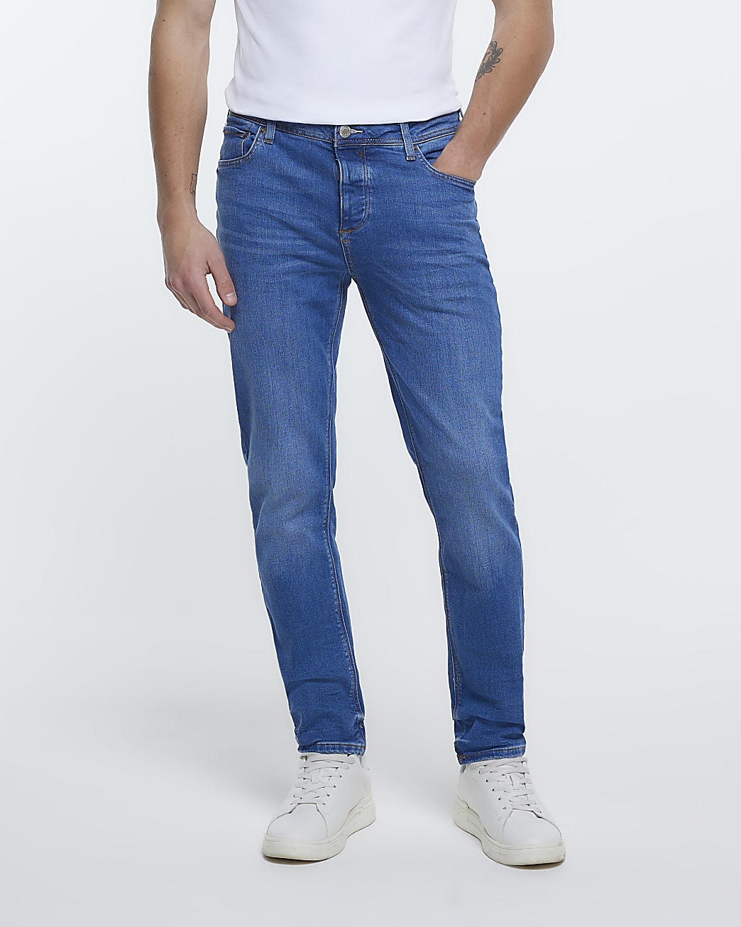 Blue & black Multipack of 2 slim fit jeans