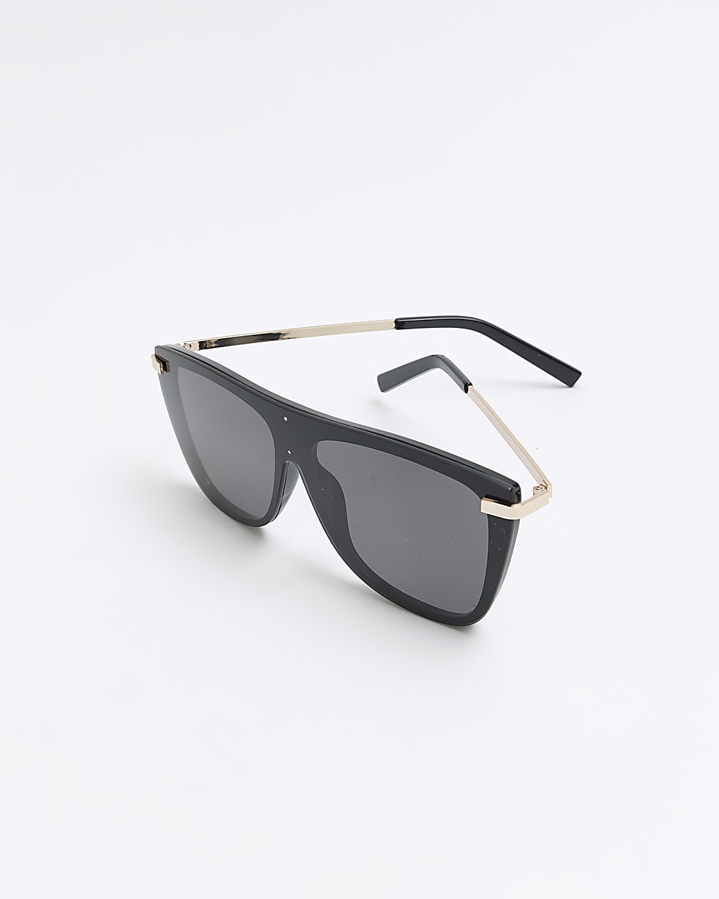 Black visor sunglasses