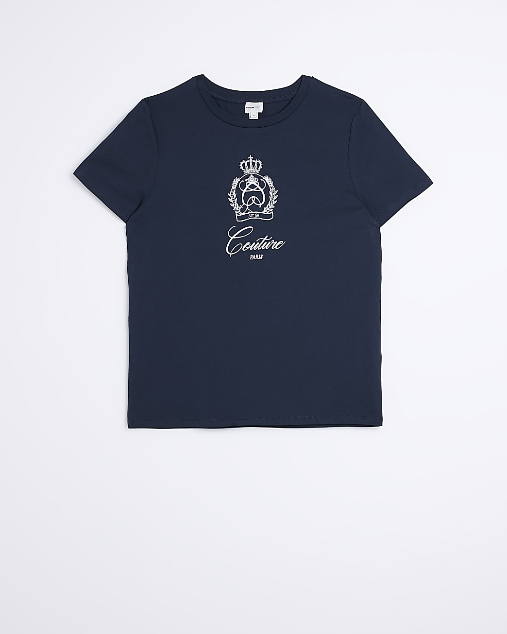 Navy graphic print t-shirt