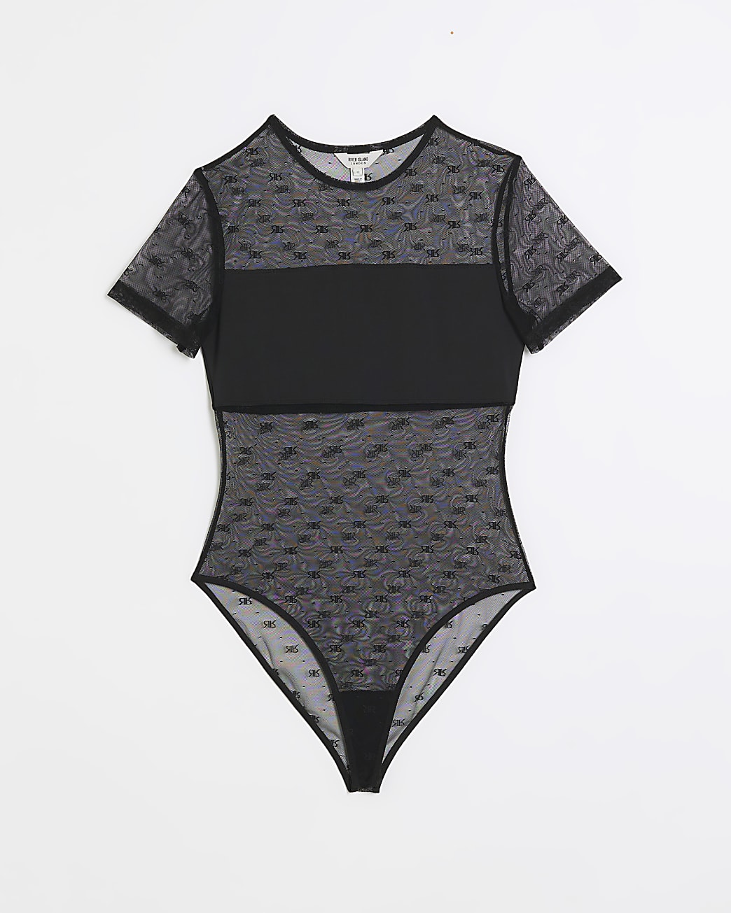 Black Short Sleeve Bodysuit