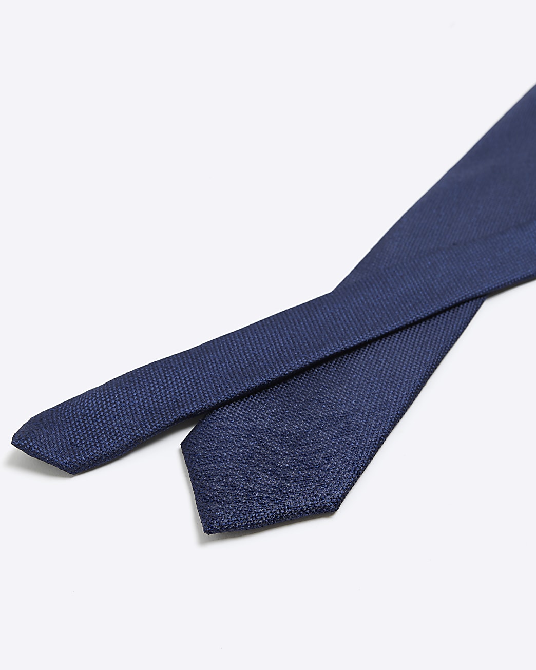 Navy birdseye tie