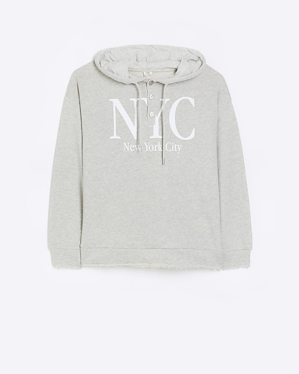 Grey New York hoodie