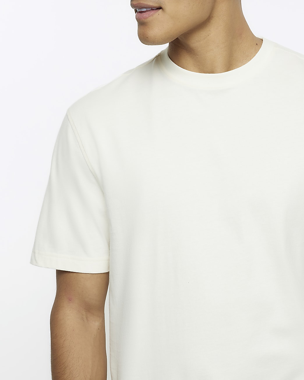 Ecru regular fit t-shirt