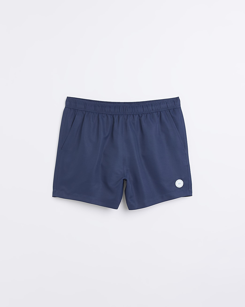 Navy regular fit swim shorts