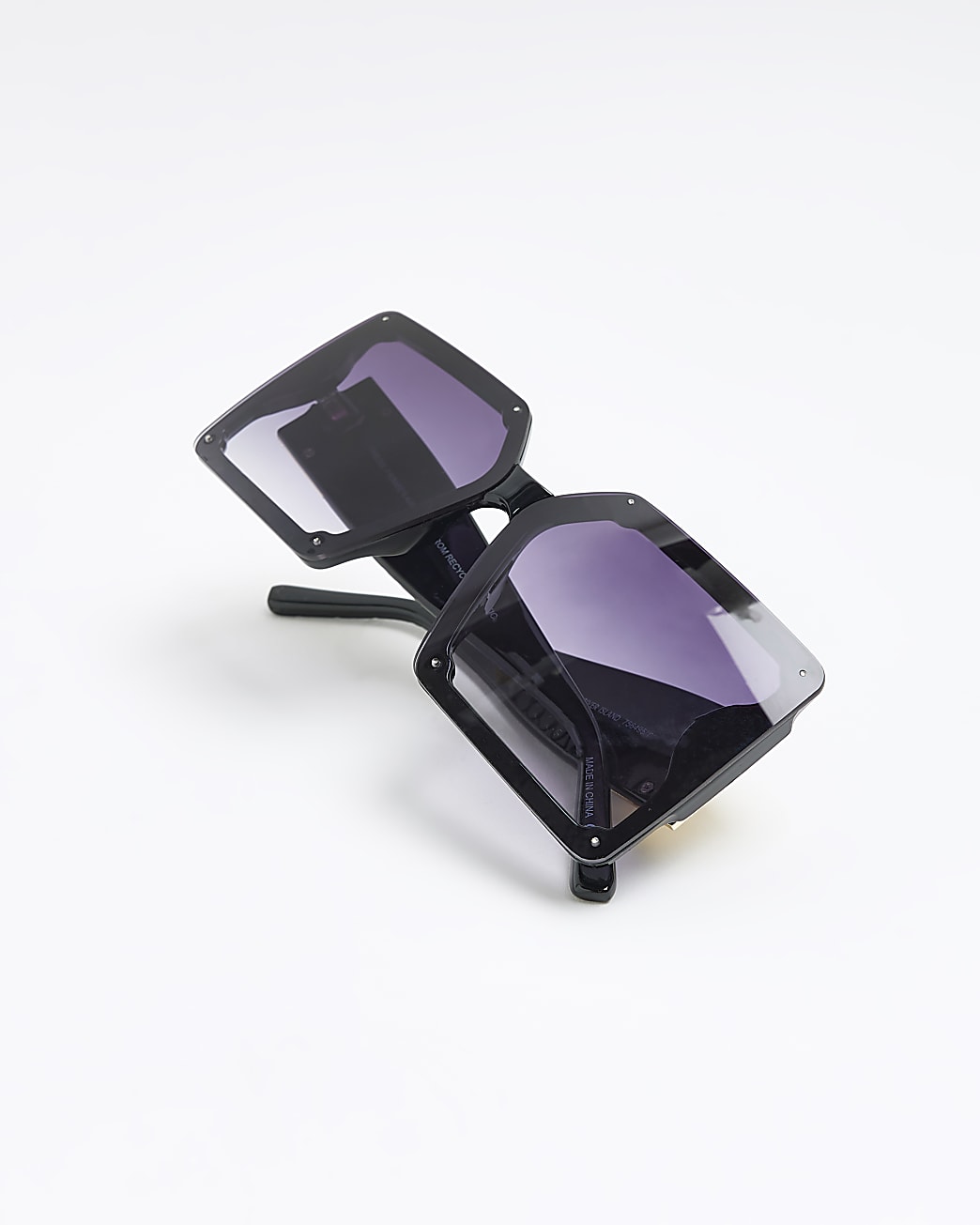 Black Square Oversized Sunglasses