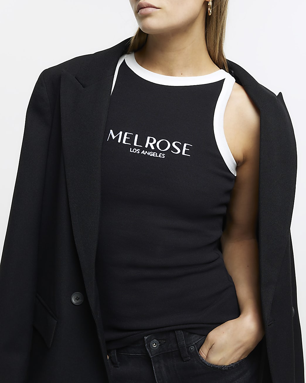 Black racer top