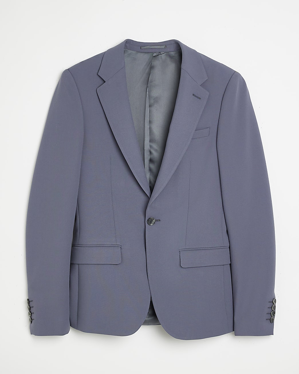 Blue Skinny fit suit jacket