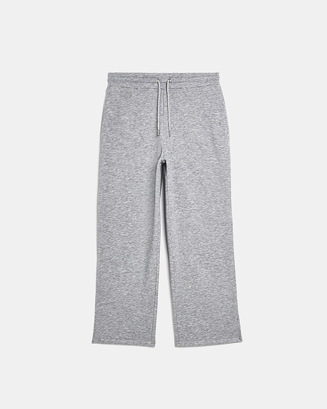 Petite grey wide leg joggers