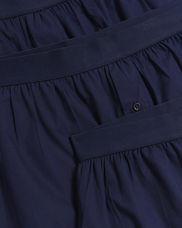Navy Boxer Shorts Multipack of 3
