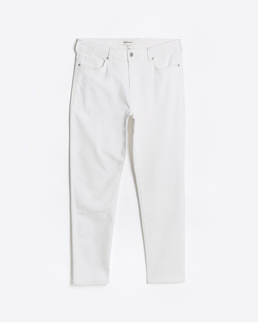 White slim fit jeans