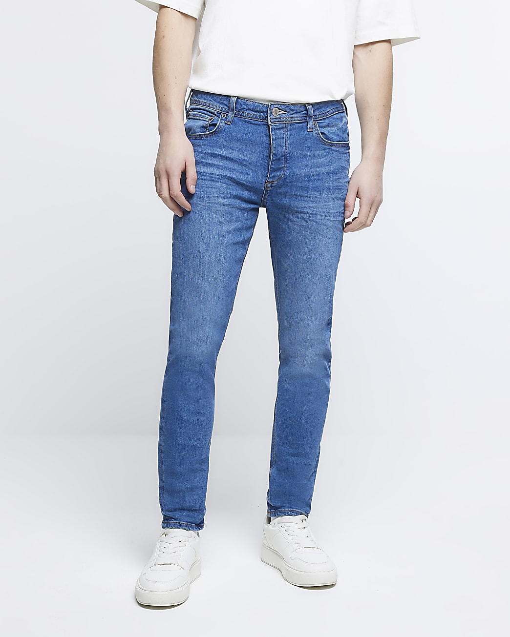 Blue slim fit jeans