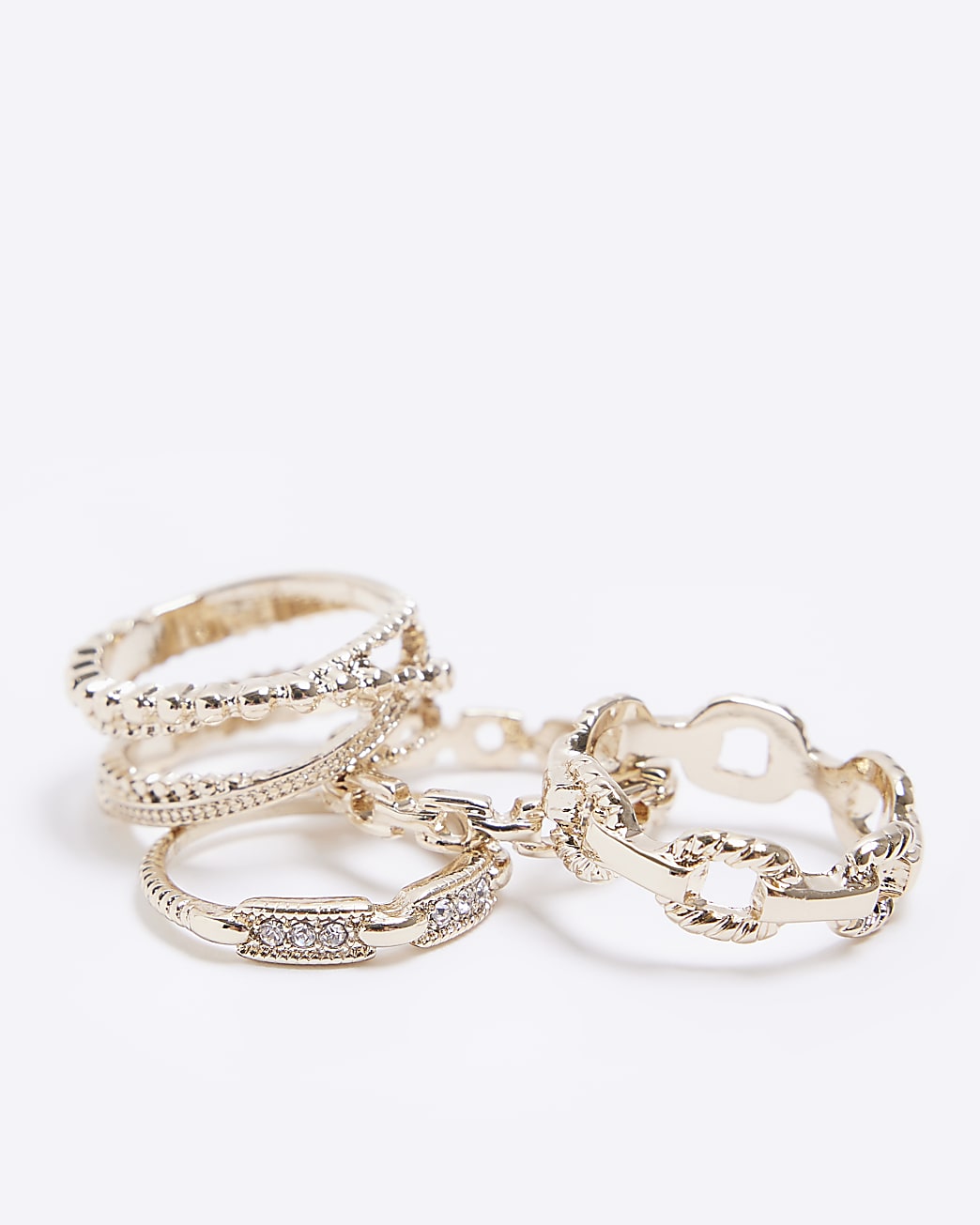 Gold Chain Ring Pk