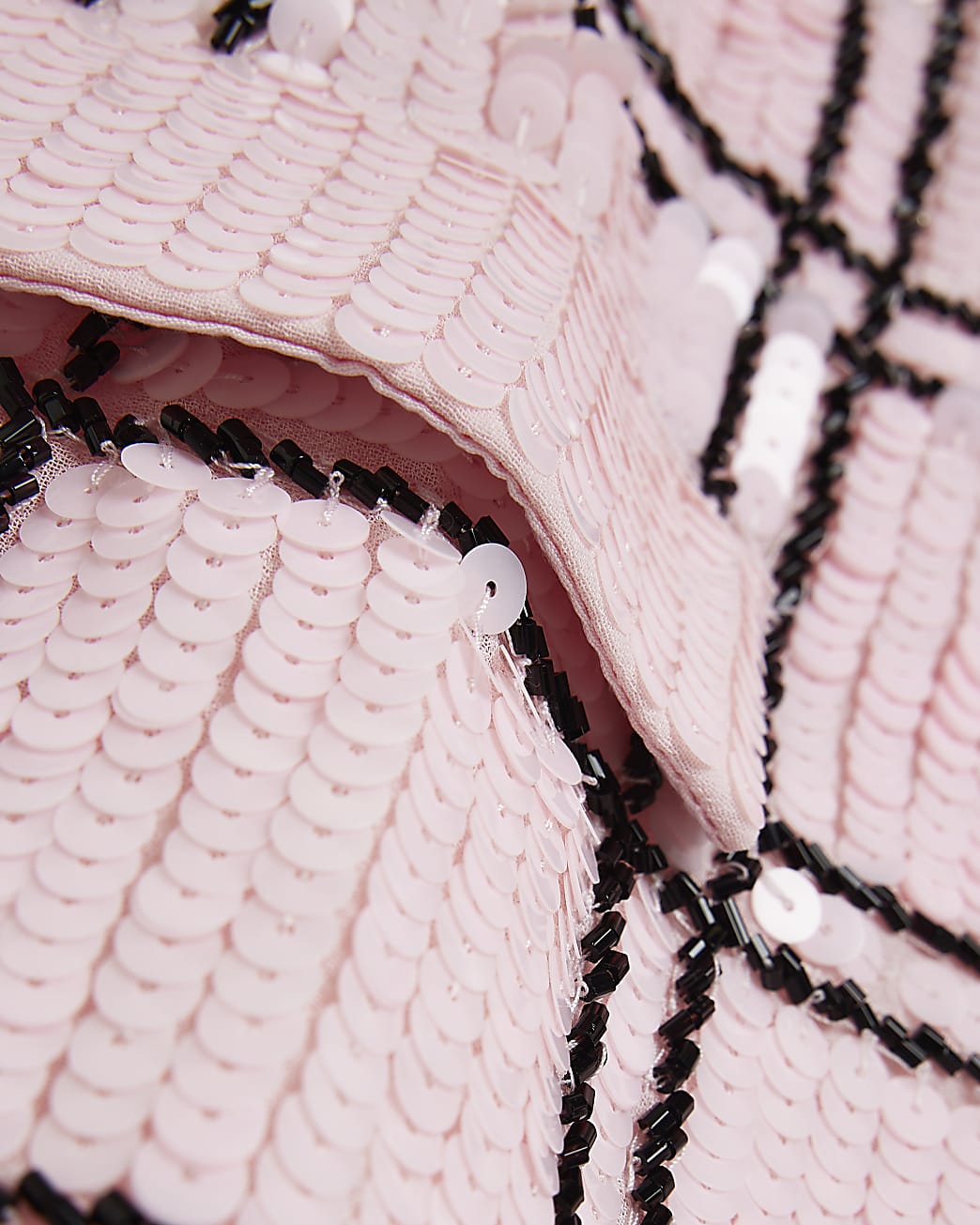 Pink Check Sequin Crop Trophy Jacket