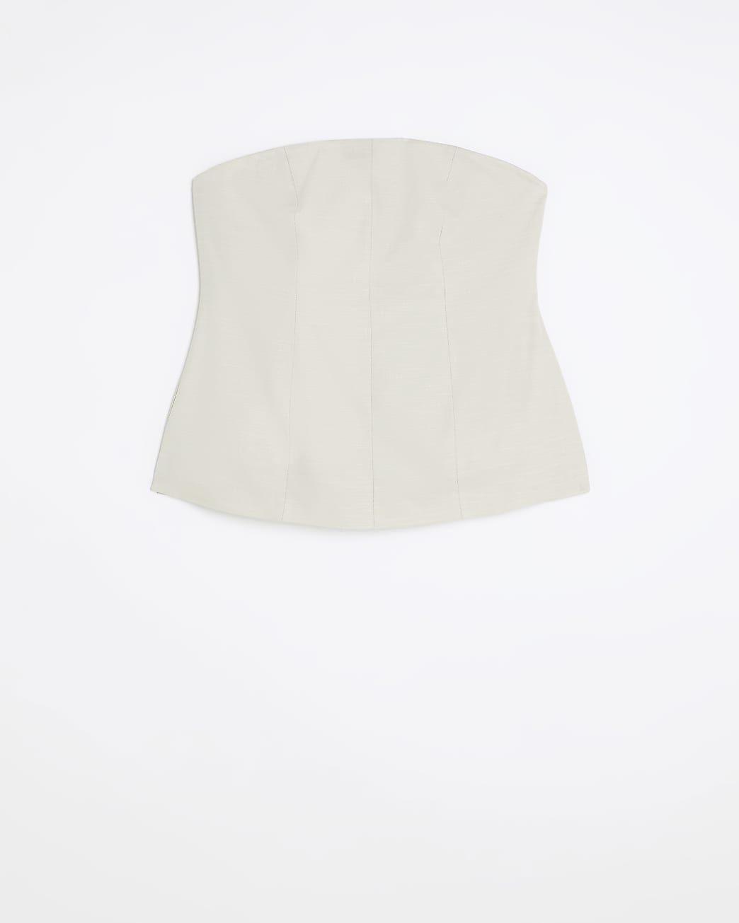 Plus RI Studio Cream Bandeau Top