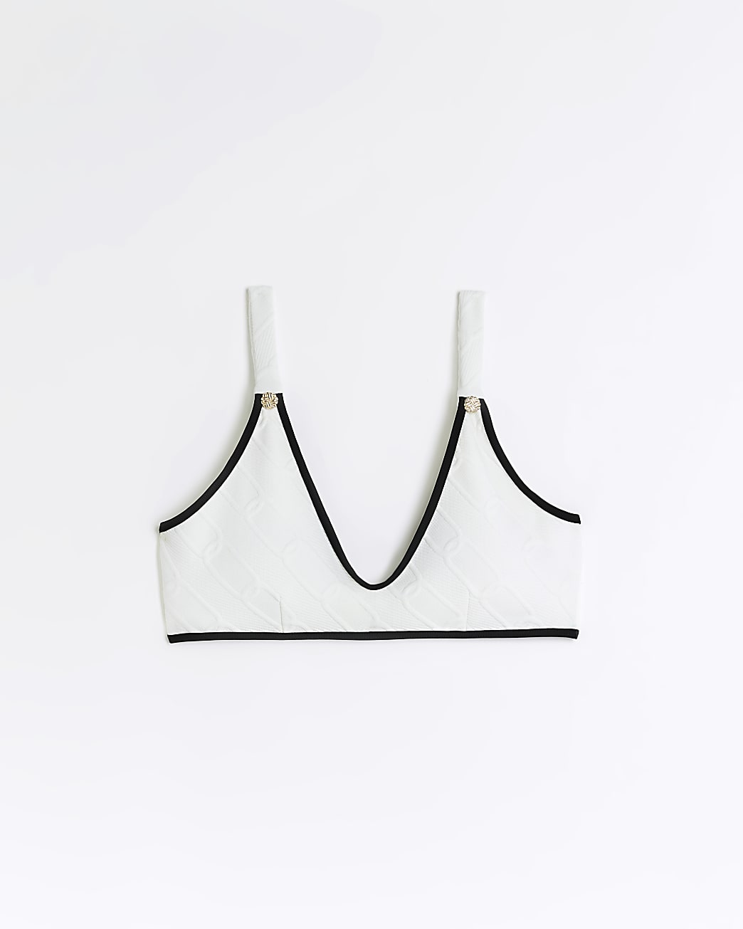 Cream texture bikini top