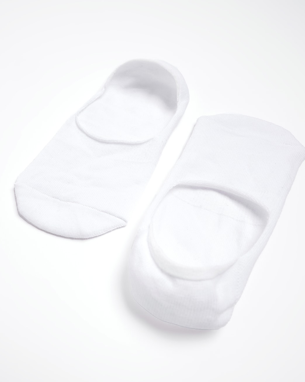 White multipack of 5 RI liner socks