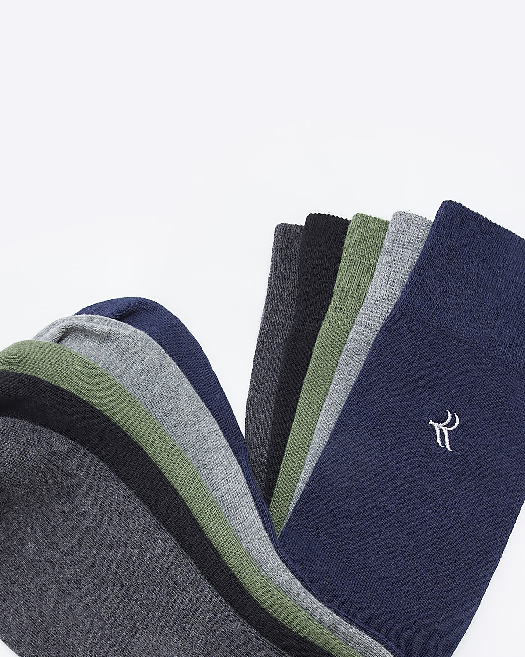 Navy multipack of 5 RI socks