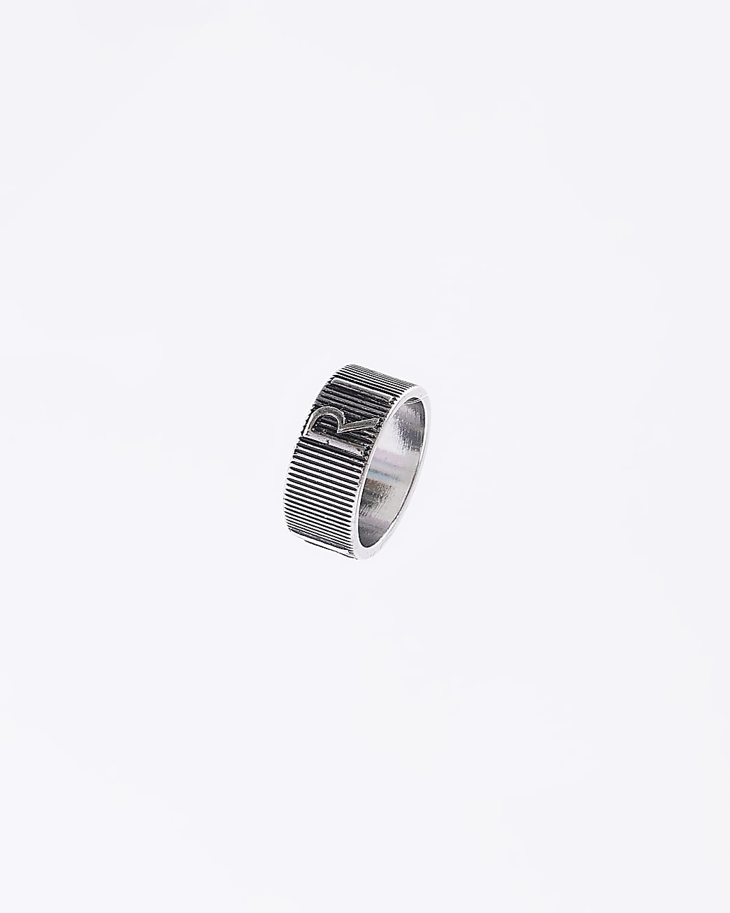 Silver colour RI logo ring
