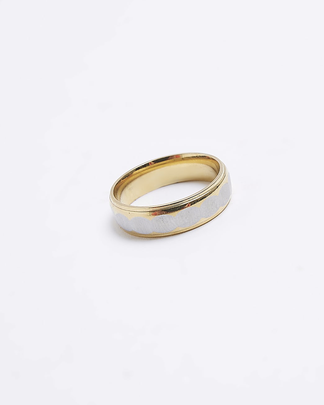 Gold colour bubble ring