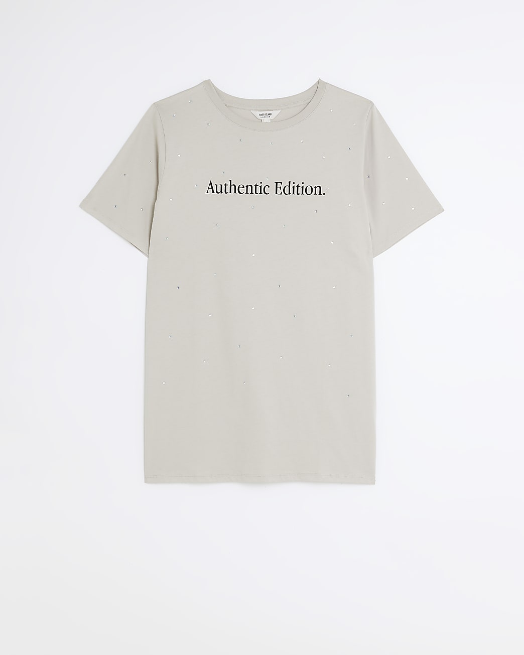 Beige authentic edition short sleeve t-shirt