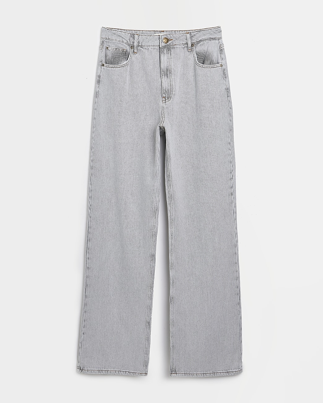 Blue high waisted straigt leg jeans