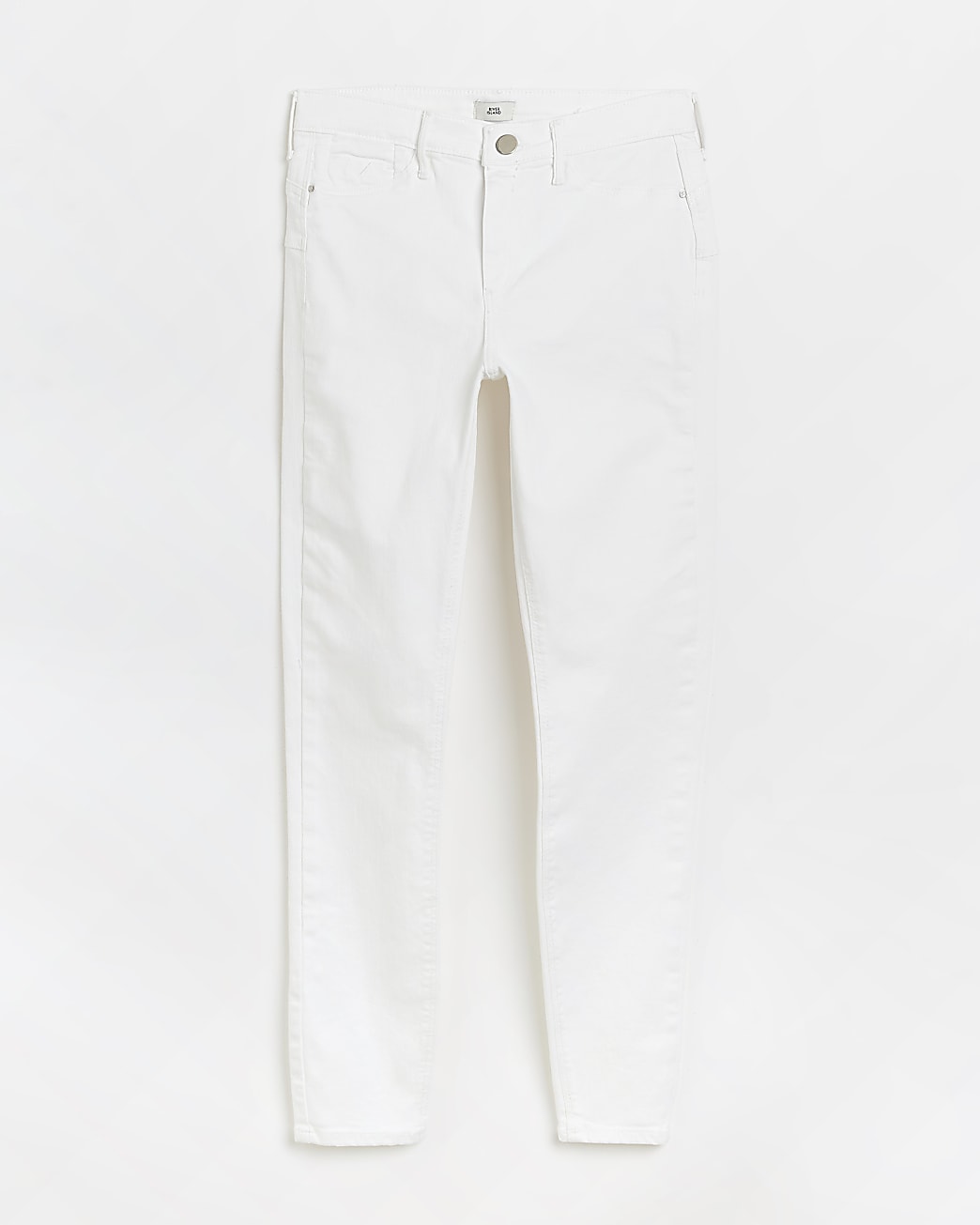 White Tall Molly mid bum sculpt skinny jeans