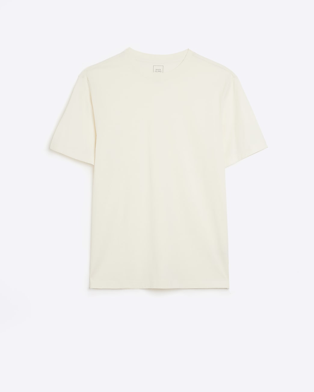 Ecru slim fit t-shirt