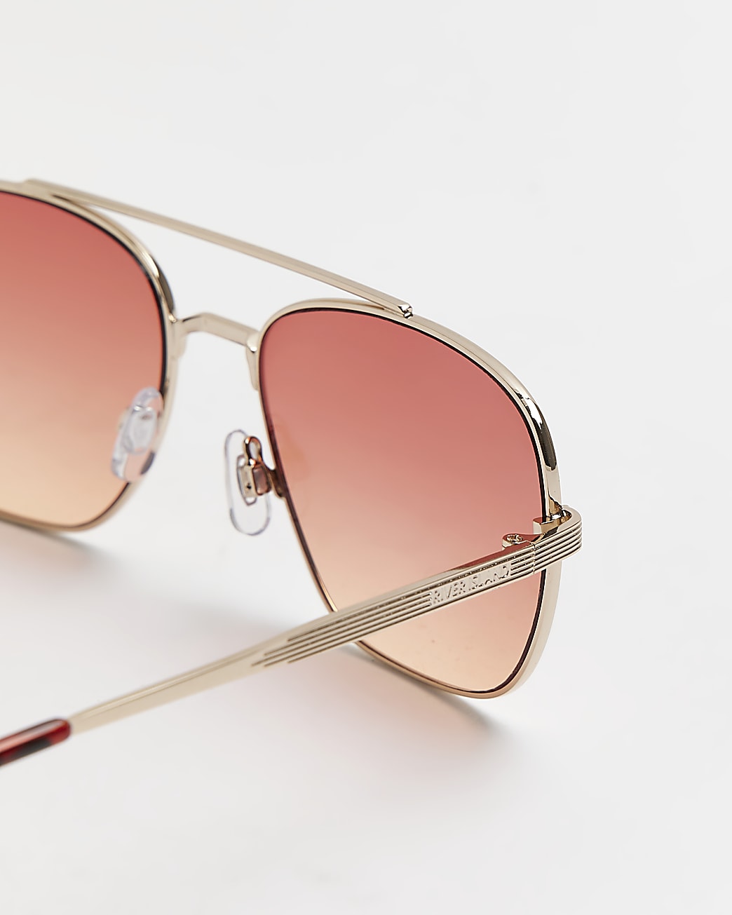 Orange aviator sunglasses