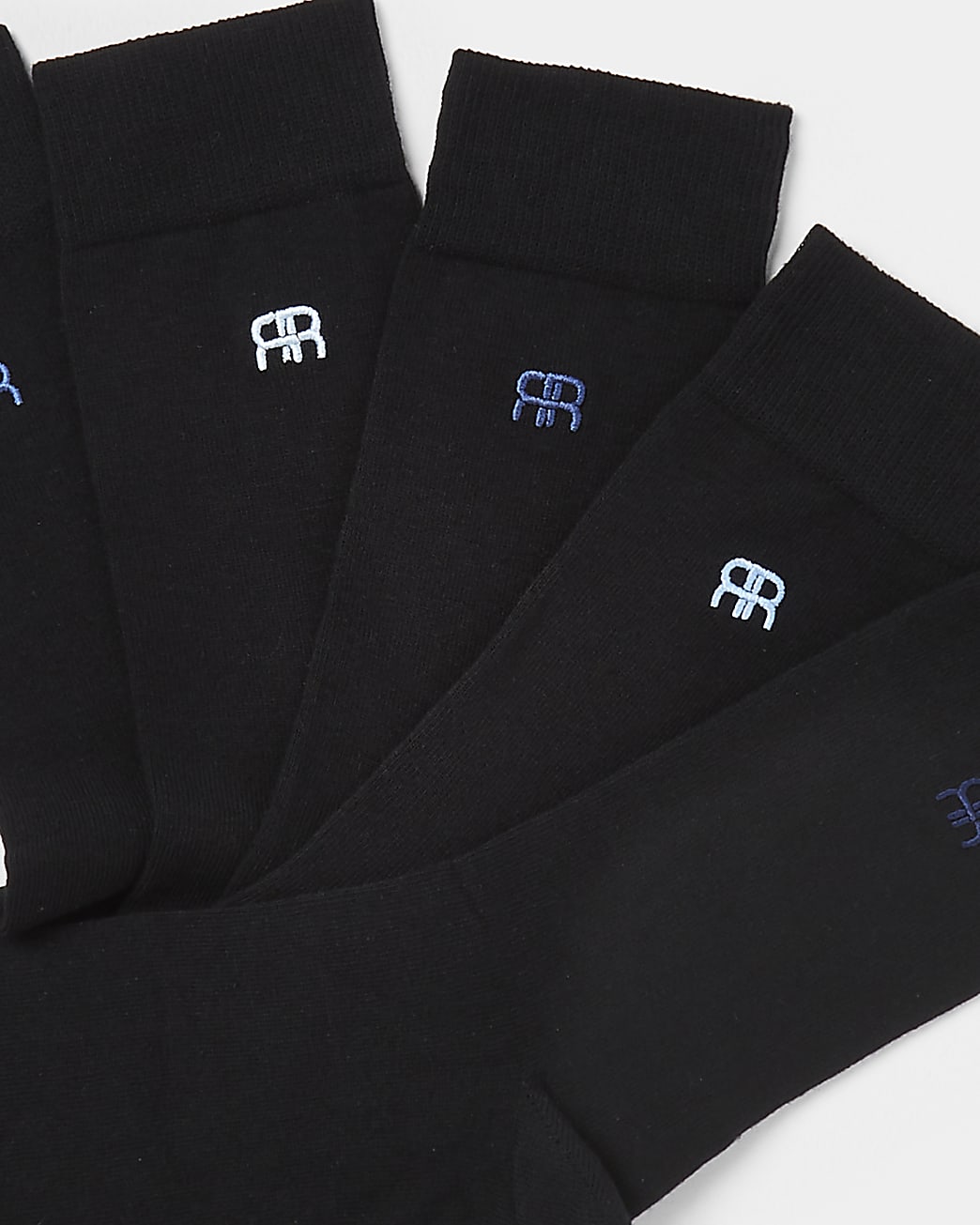 Black multipack of 5 RI socks