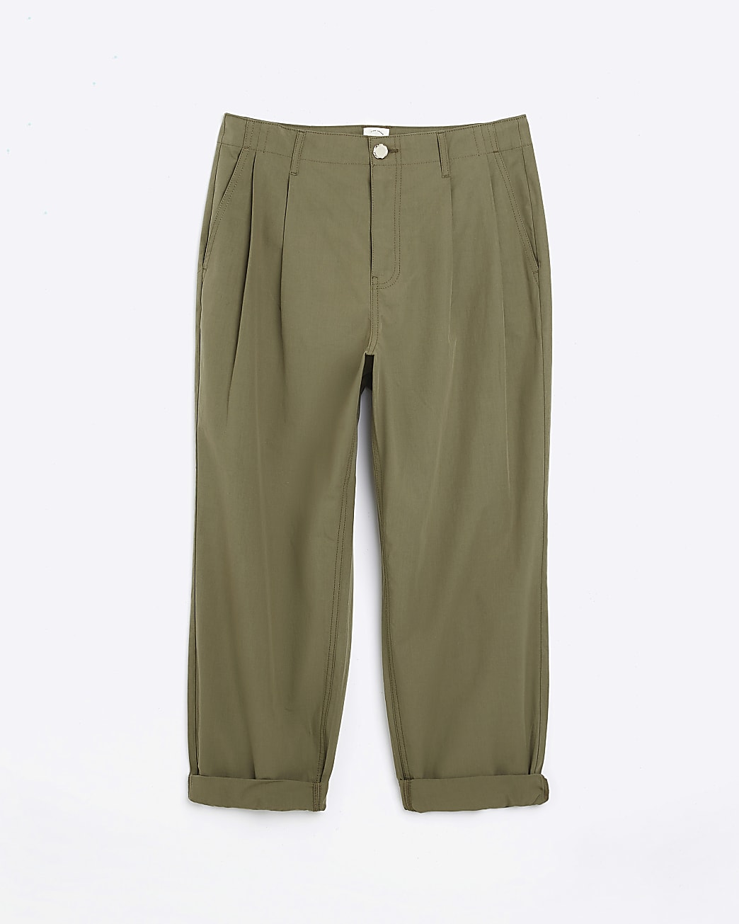Petite Khaki Chino Trousers
