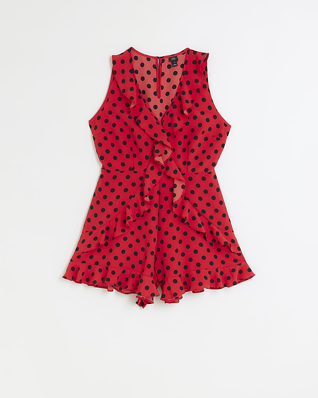 Red Frill playsuit
