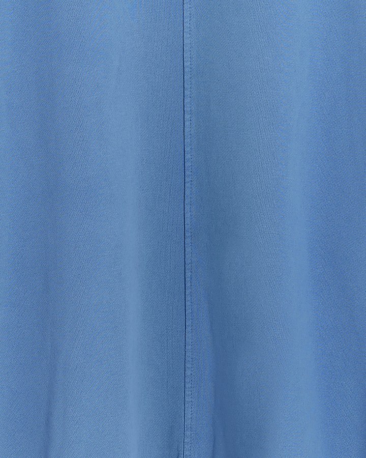 Blue oversized sweatshirt
