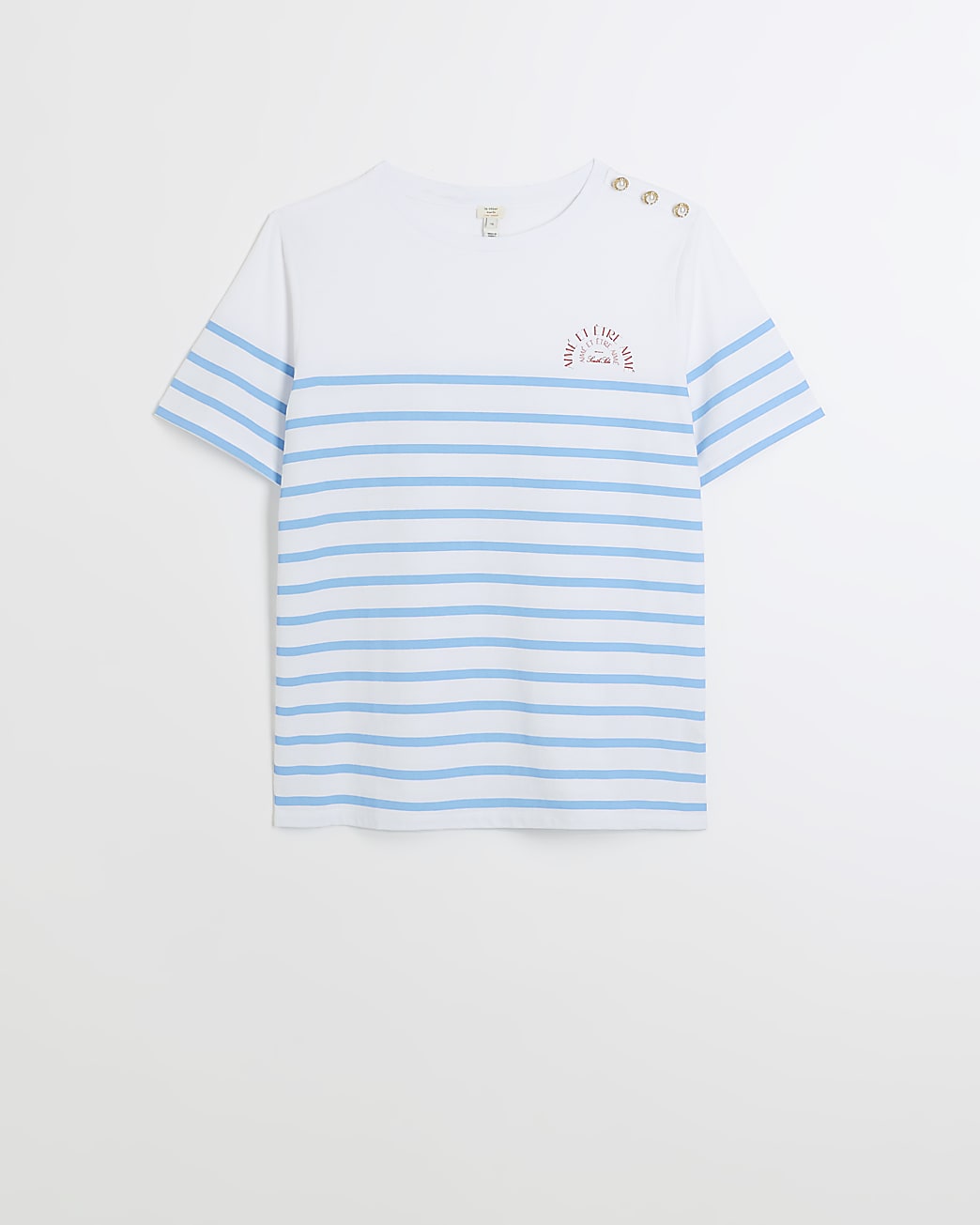 White striped t-shirt