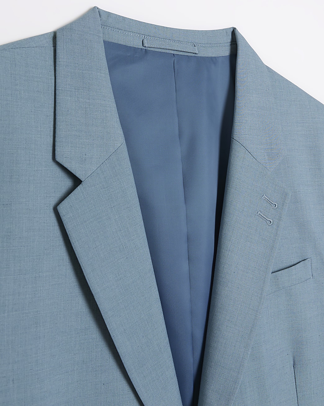 Big & Tall blue slim fit suit jacket